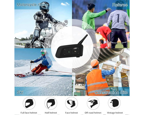 Гарнітура для мотоциклетного шолому VNETPHONE з Bluetooth 2шт.