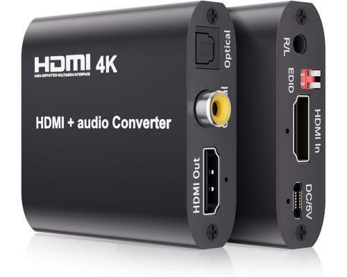 Аудіоекстрактор BolAAzuL HDMI 4K@30Hz адаптер-перетворювач