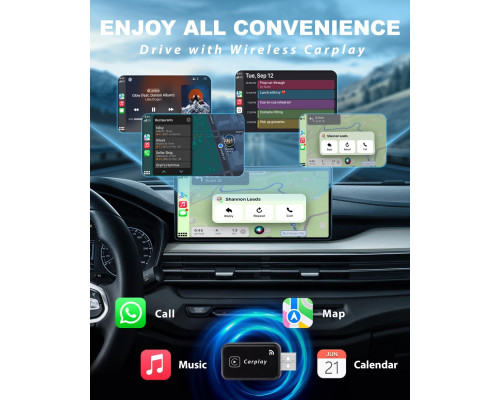 Бездротовий адаптер CarPlay SwartLife