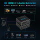 Аудіоекстрактор 4K@120Hz 4:4:4 8bit 2x1 ARC CEC HDMI 2.1