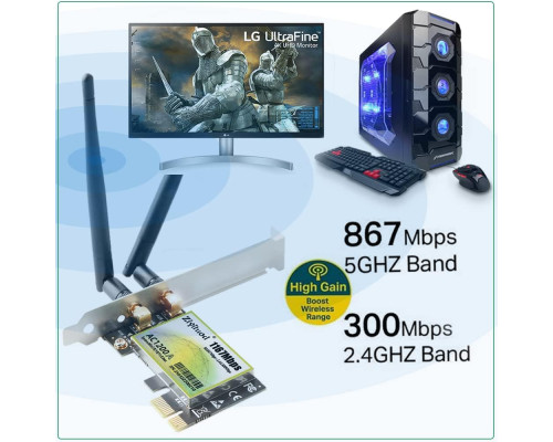 Бездротова мережева карта PCIe AC 1200 Мбіт/с