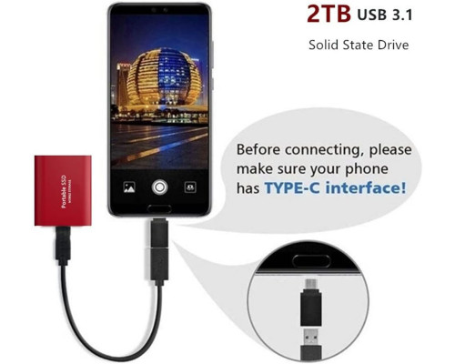 Зовнішні жорсткі диски Type-C USB 3.1 SSD