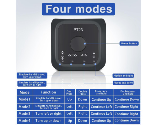 Бездротова педаль реверсу PT23 з Bluetooth Jectse