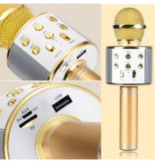Бездротовий ручний караоке-мікрофон Karaoke WS-858 BRAND YUVA