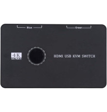 Перемикач Cablecc KVM USB 2.0 та HDMI 4K