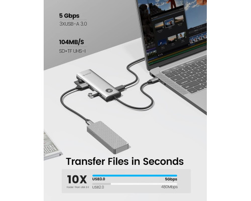 Док-станція ORICO USB C з HDMI 4K