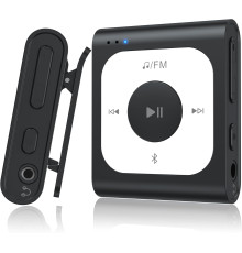 Портативний MP3-плеєр AGPTEK 64 ГБ Clip із Bluetooth