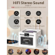 Касетний CD-програвач / бумбокс Jimeng з Bluetooth та акумулятором FM/AUX/Micro SD/USB