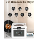 Касетний CD-програвач / бумбокс Jimeng з Bluetooth та акумулятором FM/AUX/Micro SD/USB
