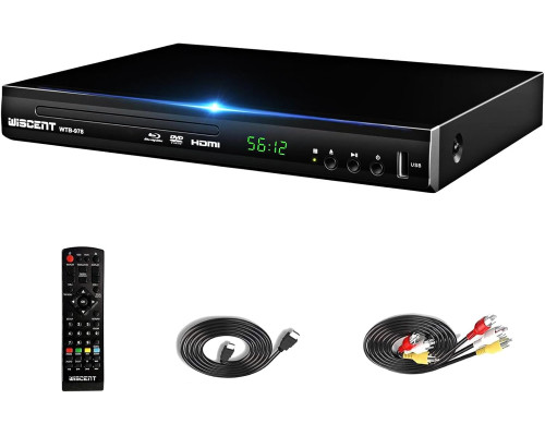 Система домашнього кінотеатру Blu-ray DVD-програвач  WISCENT Full HD 1080p