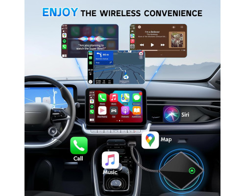Бездротовий адаптер CarPlay KIKIJANE