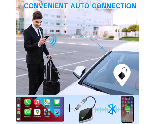 Бездротовий адаптер CarPlay KIKIJANE