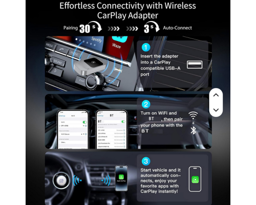 Бездротовий адаптер Carplay