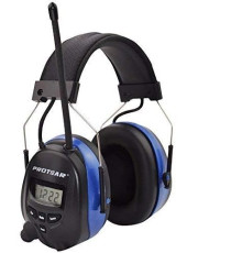 Наушники PROTEAR  с AM/FM-радио и цифровым дисплеем / защитные наушники с шумоподавлением
