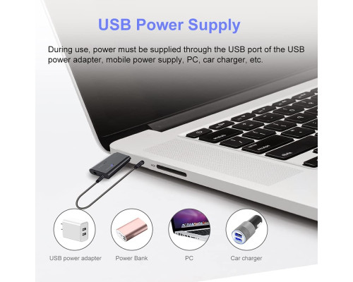 Адаптер 5.0 приймач і передавач 2 в 1 USB Bluetooth
