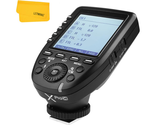 Бездротовий швидкісний синхронізатор спалаху Godox XPro-C TTL 2.4G