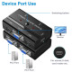 KVM-Перемикач VGA USB для 2 комп'ютерів Rybozen