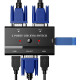 KVM-Перемикач VGA USB для 2 комп'ютерів Rybozen