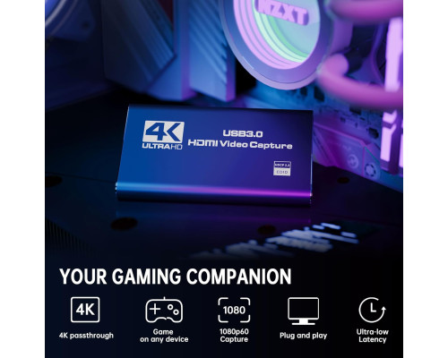 Карта захоплення 4K HDMI для стримінгу Bytebridges