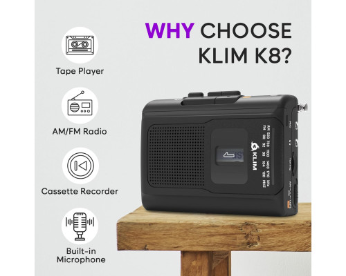 Портативний касетний плеєр KLIM K8