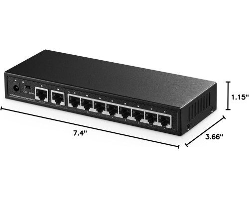 Комутатор Binardat Gigabit Ethernet на 10 портів