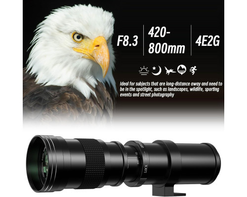 Телеоб'єктив Lightdow RF 420-800 мм