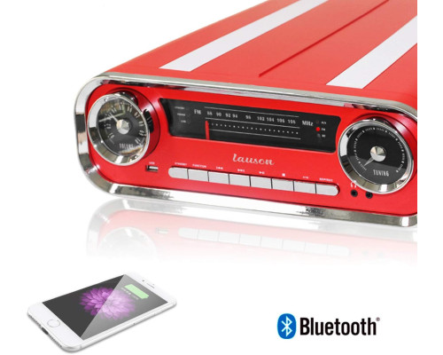 Bluetooth вініловий програвач Retro Music System