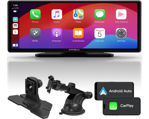 Бездротовий автомобільний екран CarPlay 9,26 дюйма APHQUA