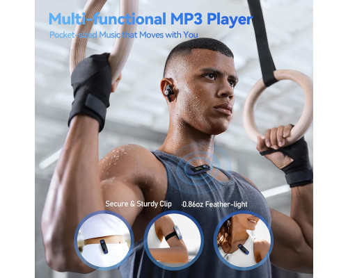 MP3-Плеєр AGPTEK 64 ГБ з Bluetooth та FM-радіо