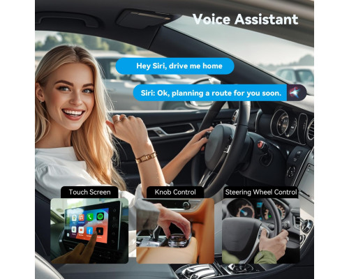 Бездротовий адаптер CarPlay з функцією Plug and Play