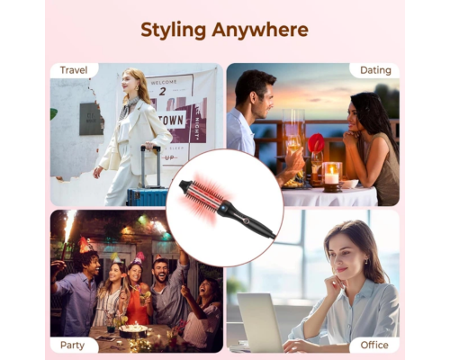 Керамічна термощітка 38 мм для завивки волосся
