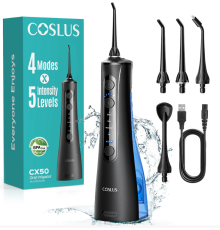 Бездротовий іригатор COSLUS з 5 режимами чищення