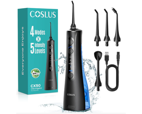 Бездротовий іригатор COSLUS з 5 режимами чищення