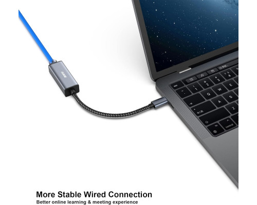 Мережевий адаптер BENFEI USB-C-Ethernet