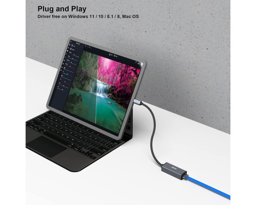 Мережевий адаптер BENFEI USB-C-Ethernet