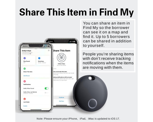 Трекер Reyke Smart Tag сумісний з Apple Find My