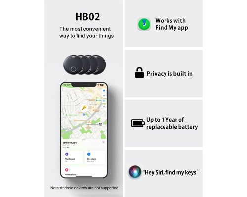 Трекер Reyke Smart Tag сумісний з Apple Find My