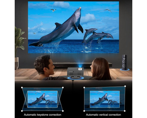 Проектор Full HD 1080p з підтримкою 4K та Bluetooth 5.0 Teuyau