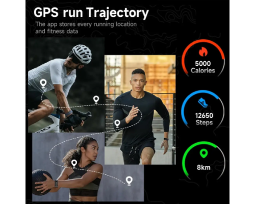Розумний браслет для фітнесу з трекером здоров'я та GPS