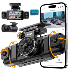 Відеореєстратор IIWEY N5 з 4 каналами та оглядом 360°