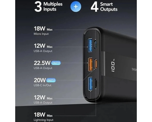 Зарядний пристрій Power bank  20000 mAh