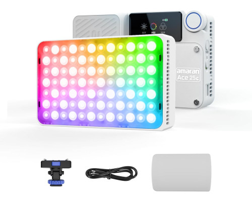 Компактний RGB відеосвітильник з регулюванням яскравості 25 Вт