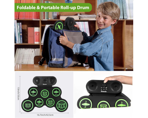 Електронна ударна установка E-Drum Kit з 7 педами