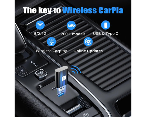 Бездротовий адаптер CarPlay для iPhone JUSTSTONE