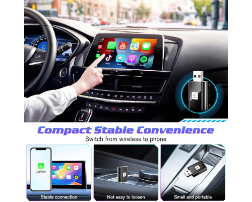 Бездротовий адаптер CarPlay для iPhone JUSTSTONE