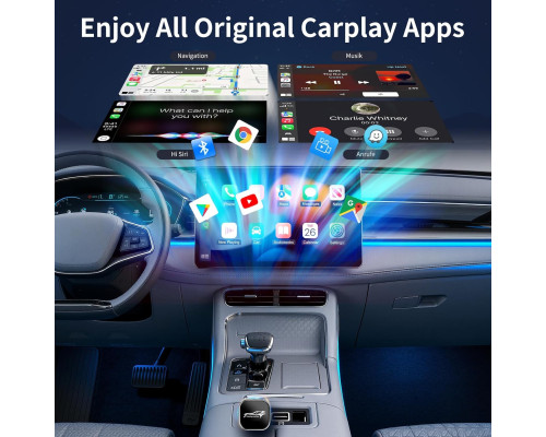 Бездротовий адаптер CarPlay для Apple CarPlay та Android Auto KOSSFEI