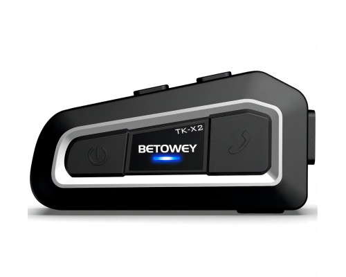 Мотоциклетна Bluetooth-гарнітура BETOWEY TK-X2 для шолома з FM-радіо