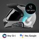 Мотоциклетна Bluetooth-гарнітура BETOWEY TK-X2 для шолома з FM-радіо