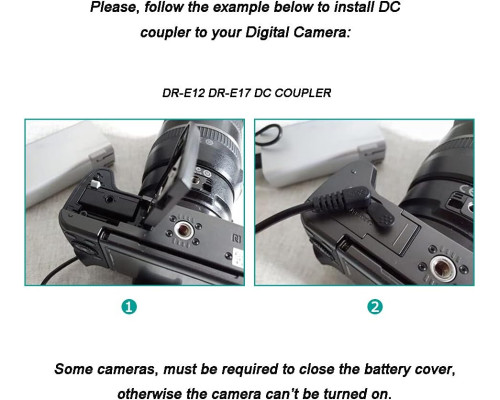 Адаптер живлення для Canon Raeisusp ACK-E12+ DR-E12