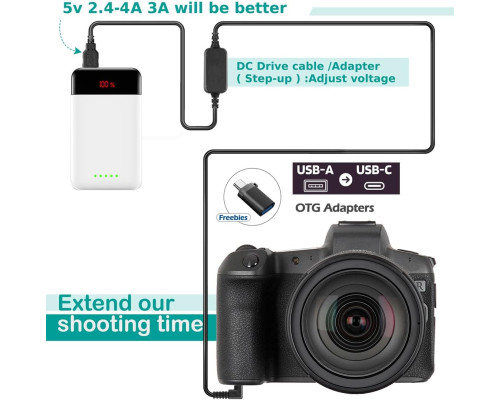 Адаптер живлення для Canon Raeisusp ACK-E12+ DR-E12